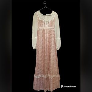 Vintage Gunne Sax Floral Prairie Dress